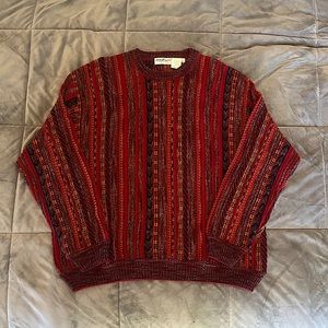 Mens Norm Thompson Textured Wool Sweater Size L